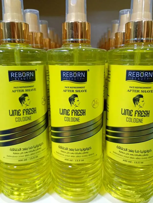 [6291108455883] After Shave Cologne 400ml Lime Fresh REBORN BEAUTY
