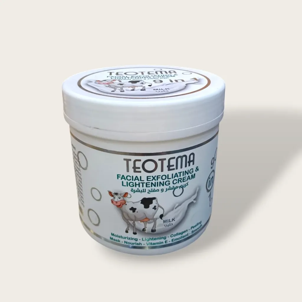 [6292233856040] Facial Exfoliation & Lightening Cream 9 IN 1 500ml Milk TEOTEMA