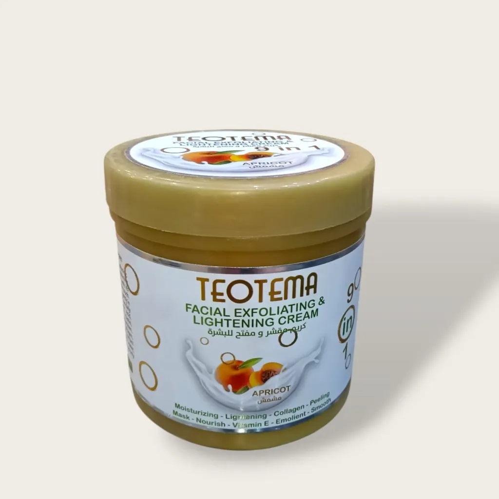 [6291108194898] Facial Exfoliationg & Lightening Cream 9 IN 1 500ml Apricot TEOTEMA