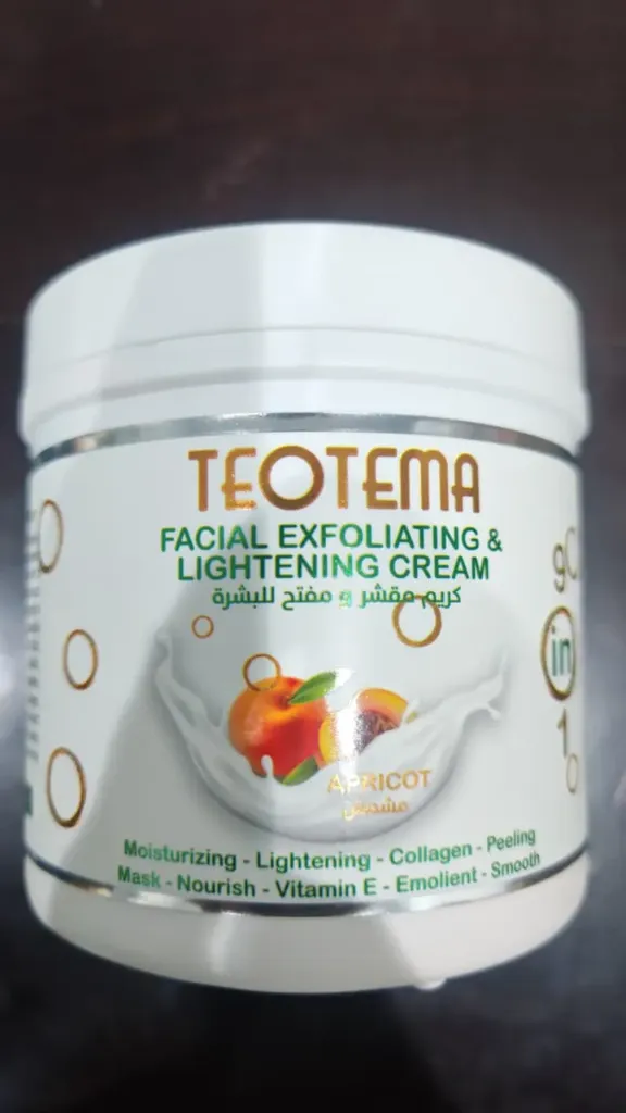 Teotema Facial Exfoliating & Lightening Cream 9in1 Apricot 500ml