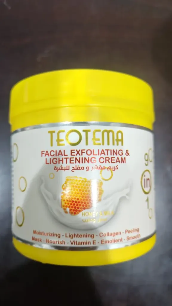 Teotema Facial Exfoliating & Lightening Cream 9in1 Honey & Milk 500ml