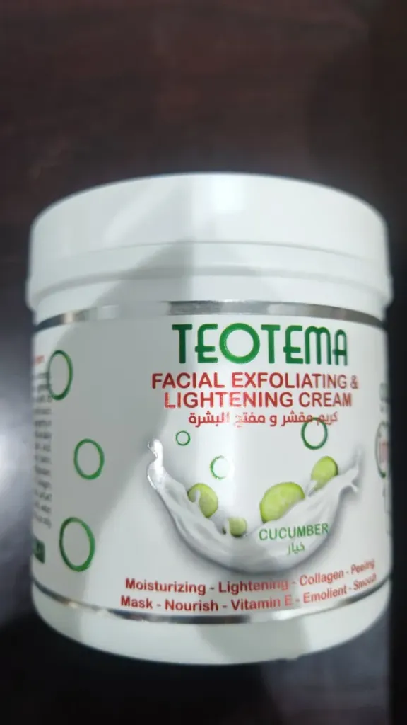 Teotema Facial Exfoliating & Lightening Cream 9in1 Cucumber 500ml