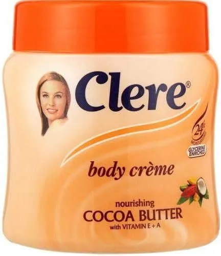 Clere Nourishing Body Cream Coca Butter 500ml